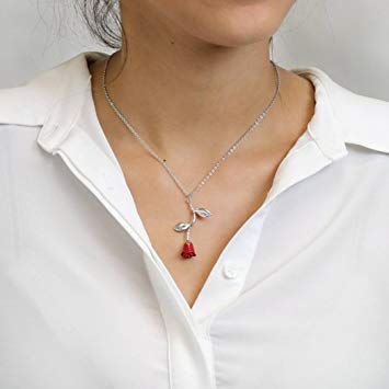 Red Rose Necklace