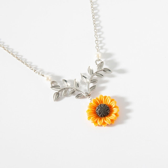 Sunflower Necklace