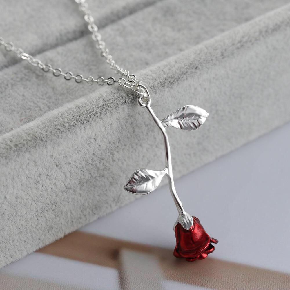 Red Rose Necklace