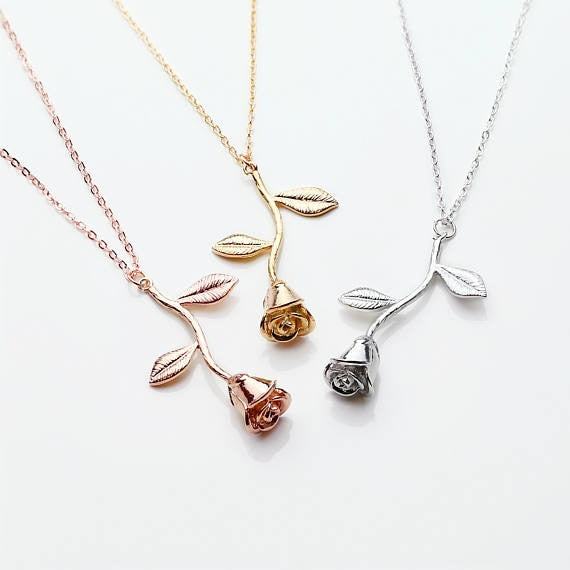 Rose Flower Necklace